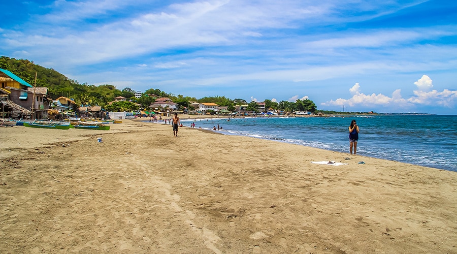 Cestopis Filipíny - San Fernando - Na pláži