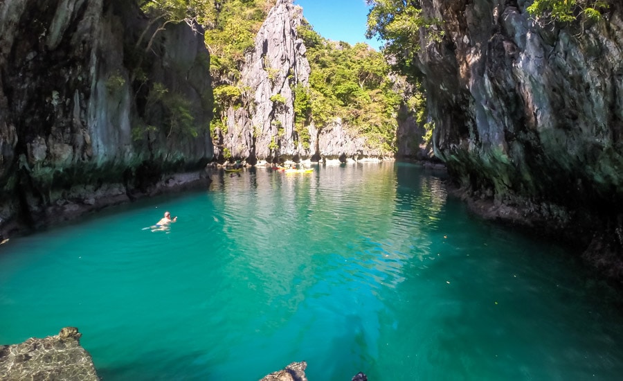 Cestopis Filipíny - El Nido - Small Lagoon