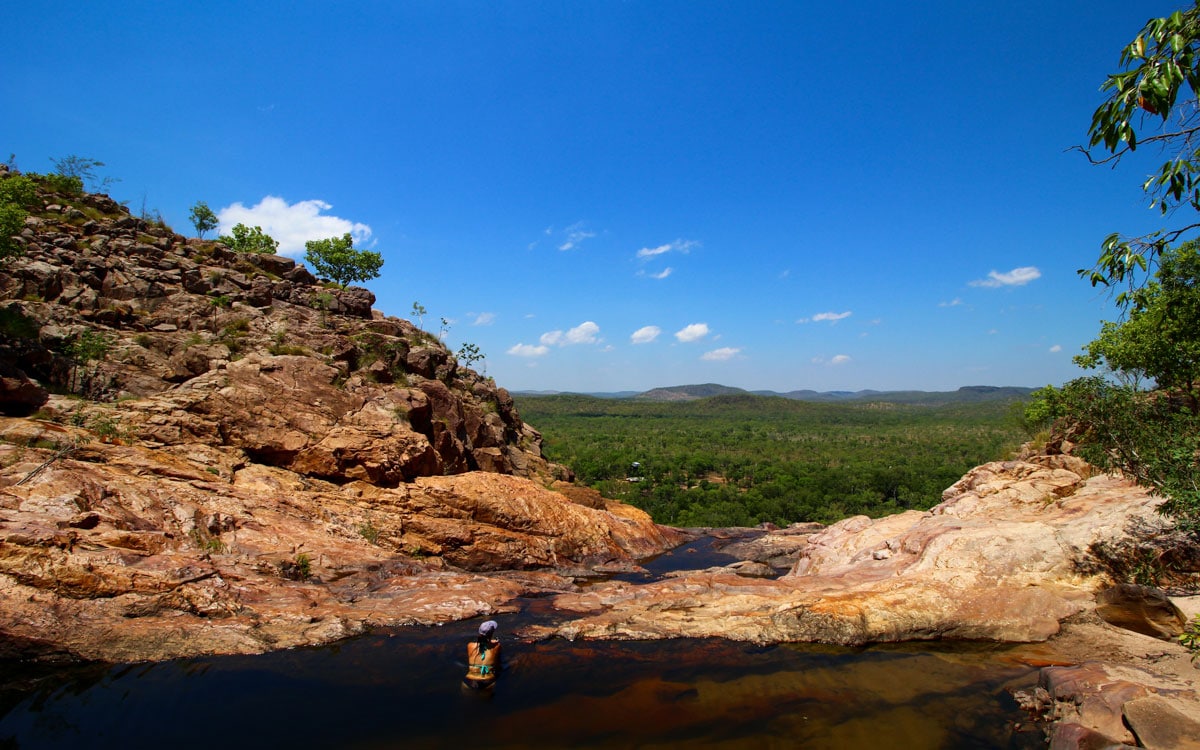 Cestopis Austrálie - Kakadu a vodopády Gunlum